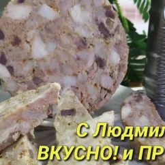 Домашняя ветчина из разных видов мяса в ветчиннице