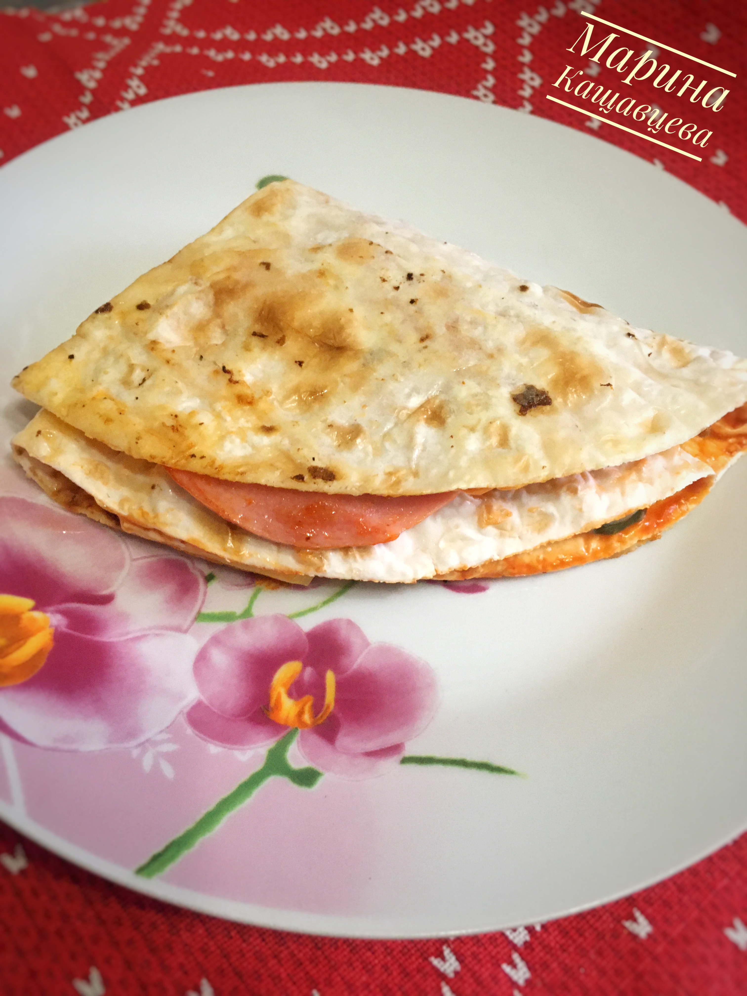 Быстрая закуска из лаваша 