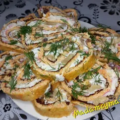 Морковный рулет с начинкой