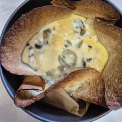 Грибная яичница в тортилье