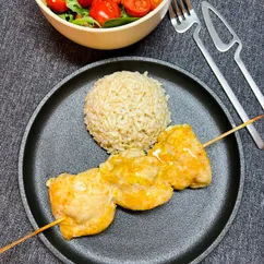 Куриные шашлычки в духовке