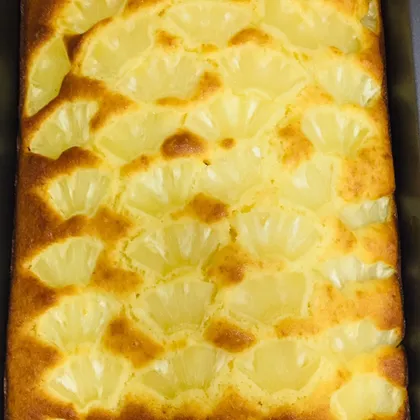 Пирог с ананасами