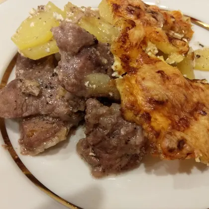 Картошка с мясом по - французски