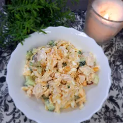 Салат мужской каприз с курицей