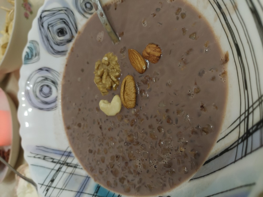 Гречневая каша с шоколадным молоком