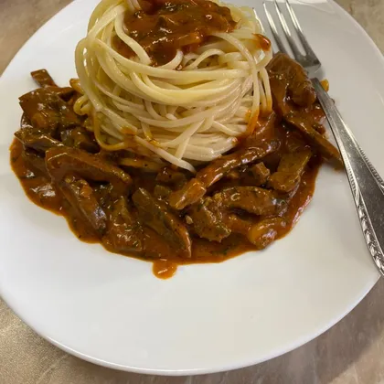 Печень по - строгоновски 🥘