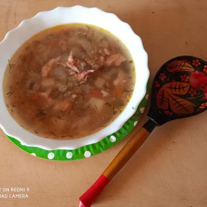Куриный суп с гречкой и помидорами