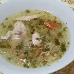 Легкий супчик с индейкой и овощами