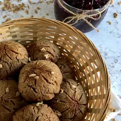 Полбяные 🌾кокосово-банановые 🥥🍌булочки на безглютеновой закваске (vegan🌱)