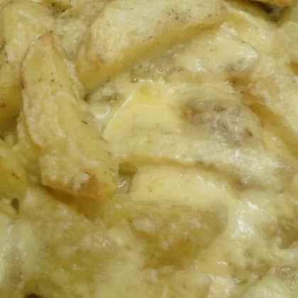Картофель запечёный с сыром