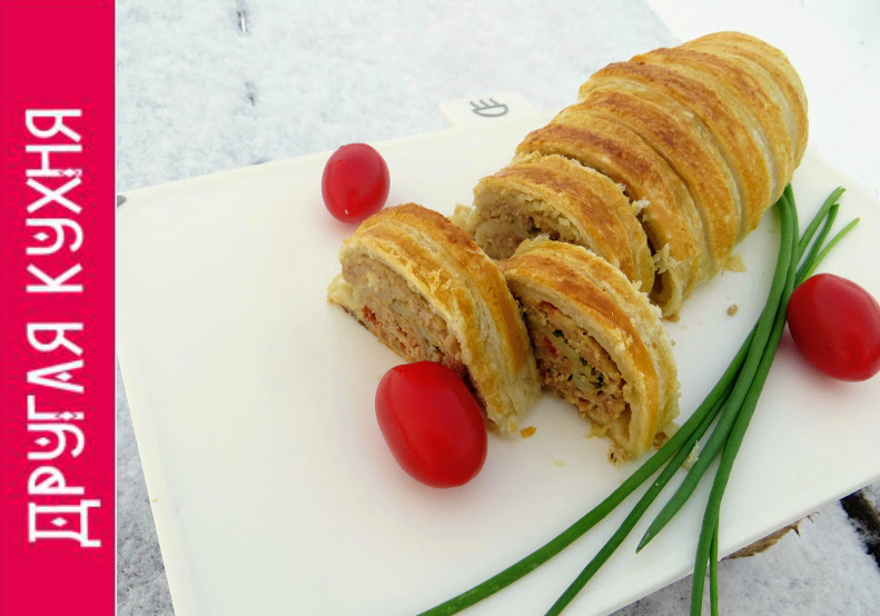 Когда готовит мужчина: закусочный рулет с фаршем