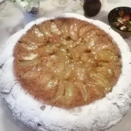 Пирог 'Яблоки в карамели'