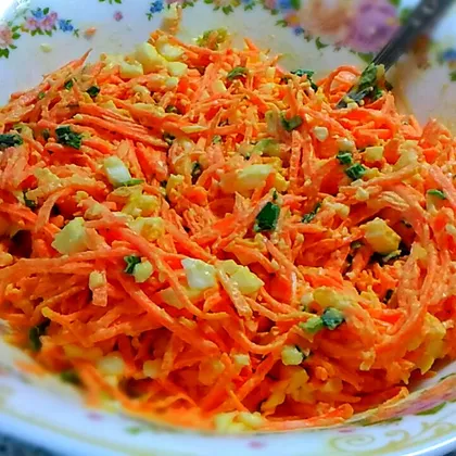 Яркий морковный салат