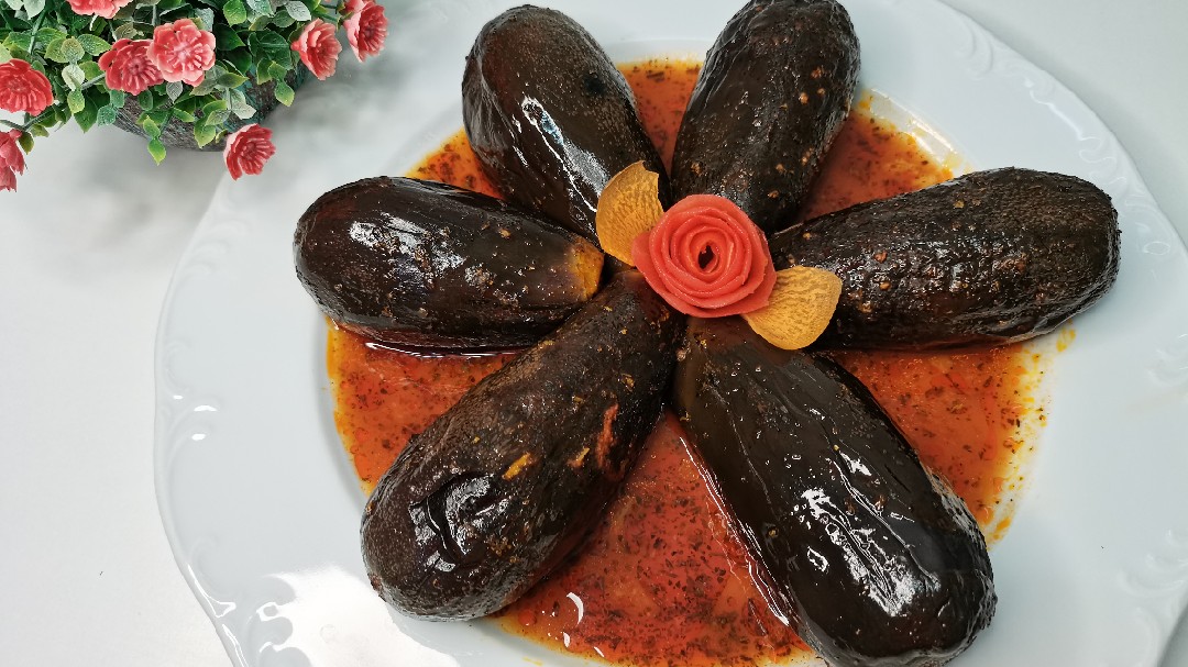 Махши батанжан. Фаршированные баклажаны с булгуром