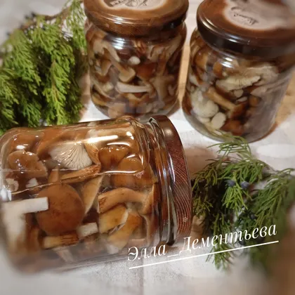 Опята осенние маринованные