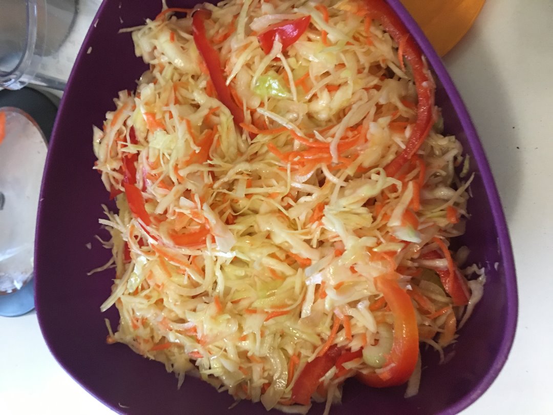 Салат из капусты с уксусом – пошаговый рецепт приготовления с фото