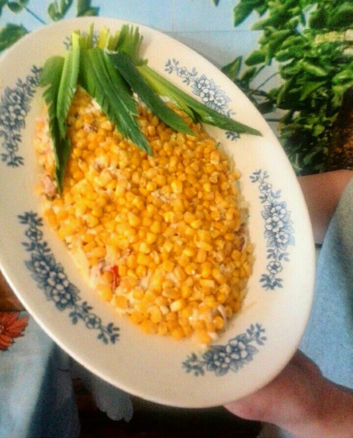 Салатик "Кукурузу"