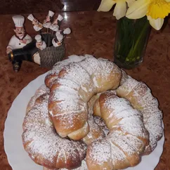 Рогалики с варенной сгущенкой🥐😋