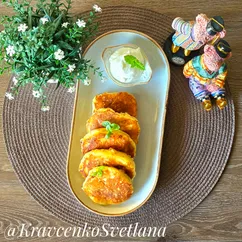 Творожные оладьи