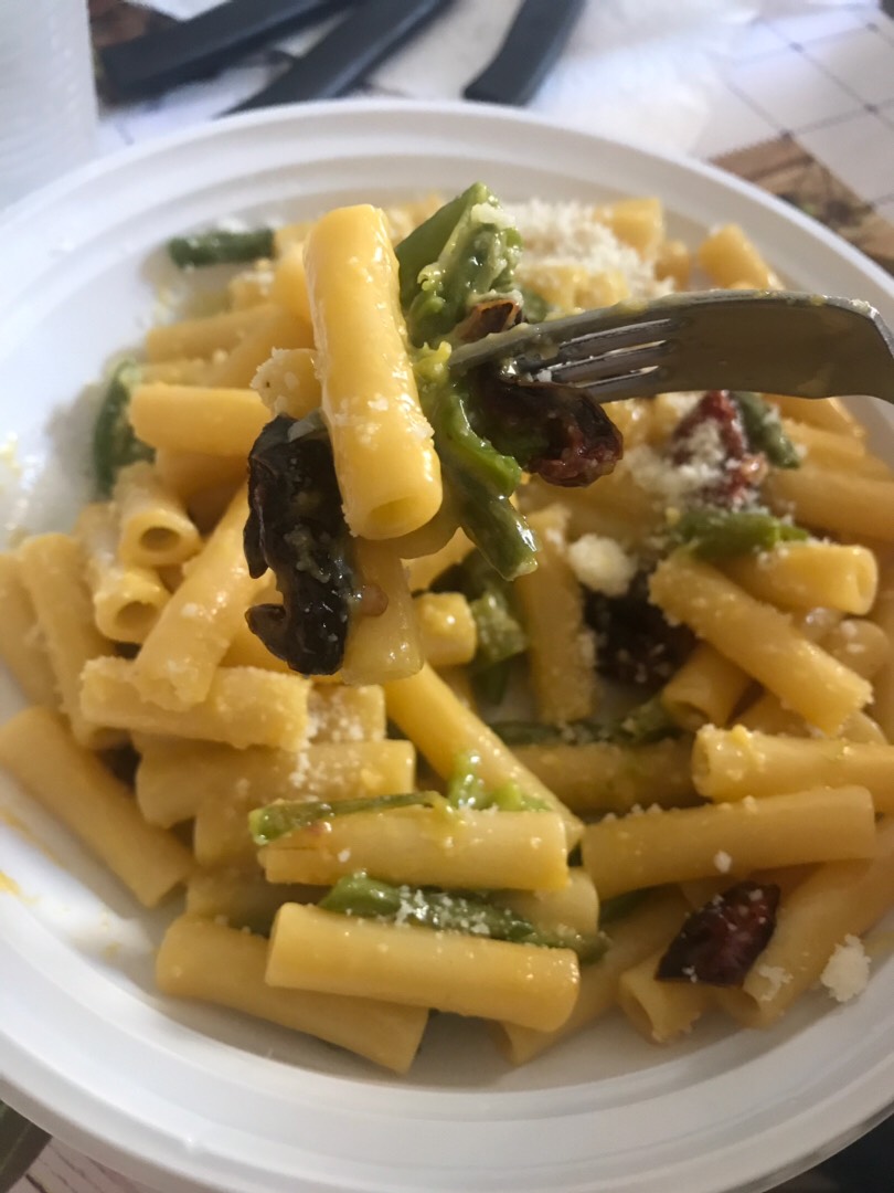 Овощная карбонара