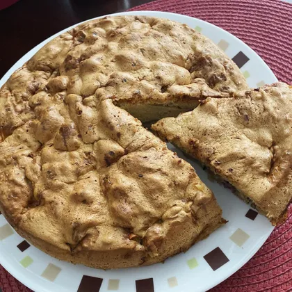 Фруктовая шарлотка🥮