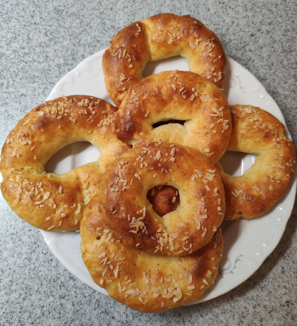 Творожные бублики с рисовой мукой