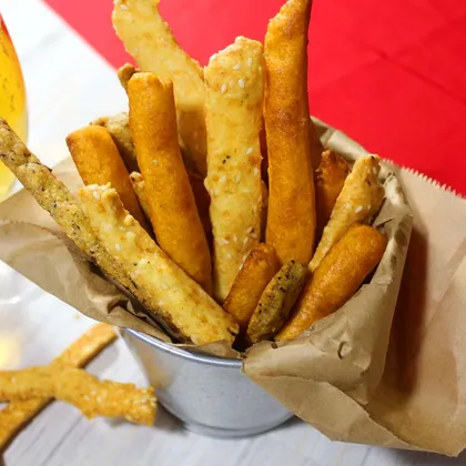 Сырные палочки с 3 вкусами- самая простая и вкусная закуска  #кулинарныймарафон
