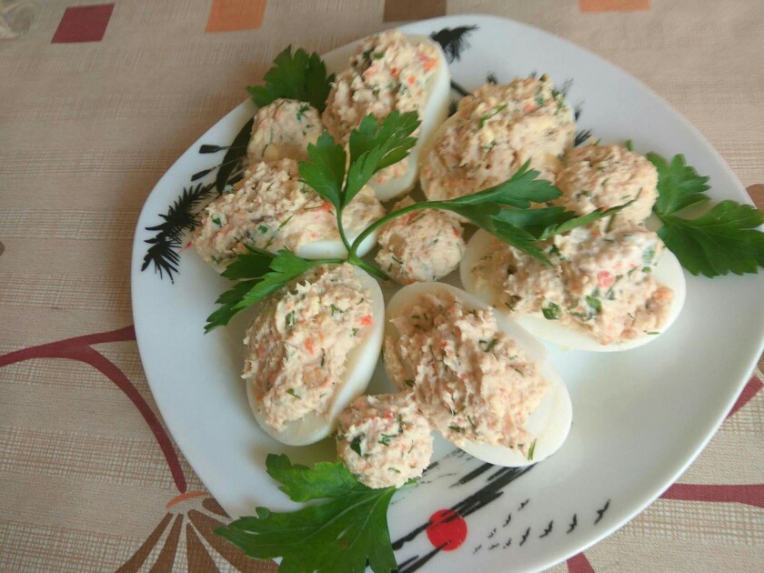 Фаршированные яйца