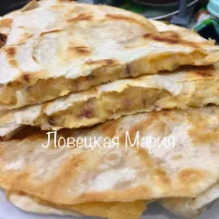 Лаваш с начинкой из картофеля