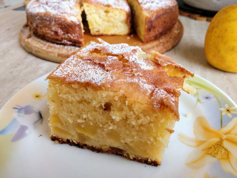 Пирог яблочный на ряженке - Рецепт Еда во благо