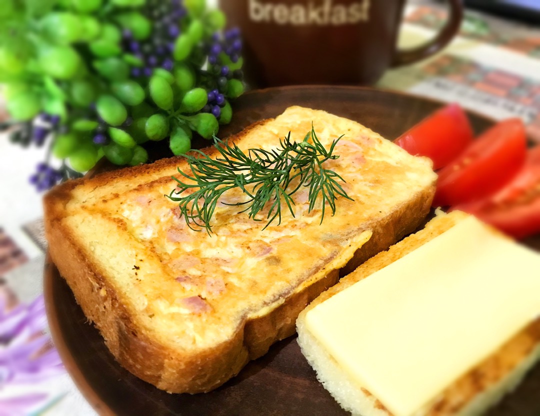 Супер завтрак из батона/хлеба