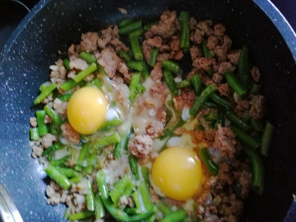 Фасоль стручковая с фаршем
