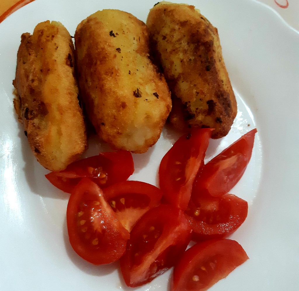Картофельные крокеты с фаршем и пюре простой рецепт пошаговый