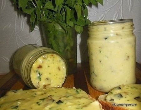 Домашний плавленый сыр с шампиньонами - нереальная вкуснятина
