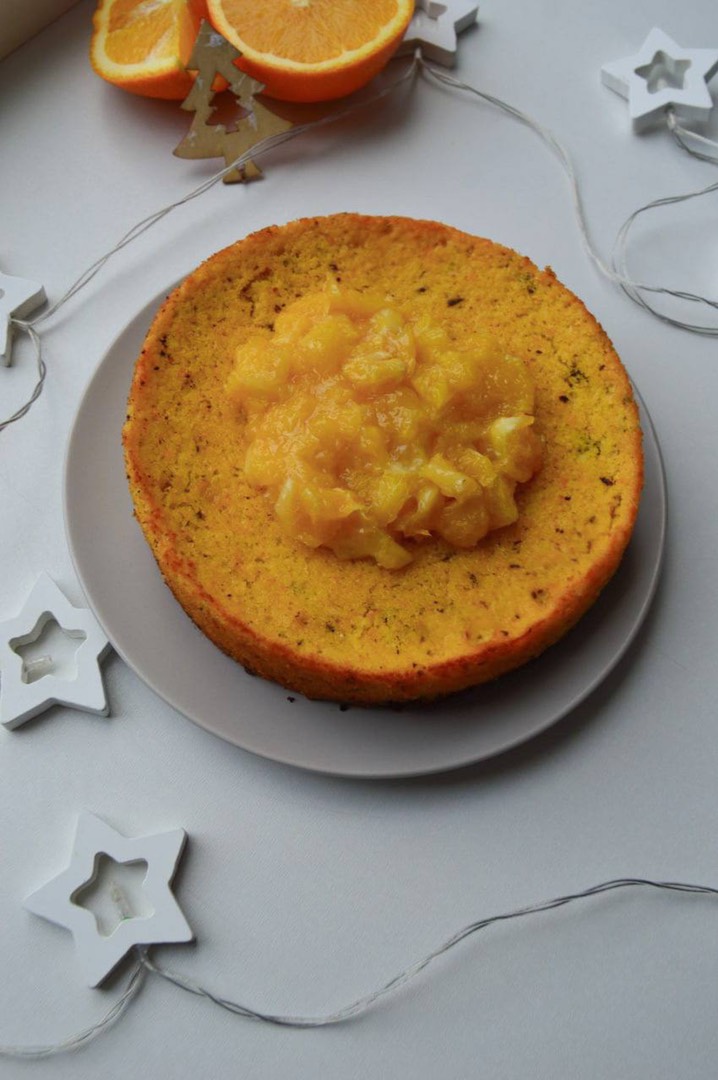 Пошаговая инструкция приготовления Быстрый пирог с апельсиновым джемом от Юлии Высоцкой