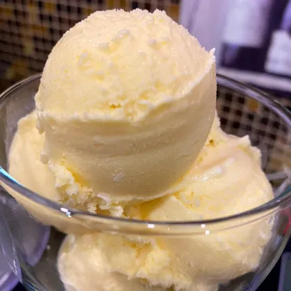 Мороженое на желтках в мороженице