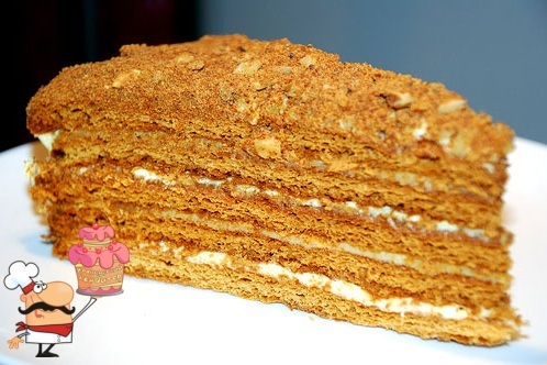 Вкуснейший медово-сметанный торт - рецепт автора Французский Кондитер