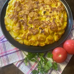 🇪🇸 Испанская тортилья (Tortilla española) омлет с луком и картошкой