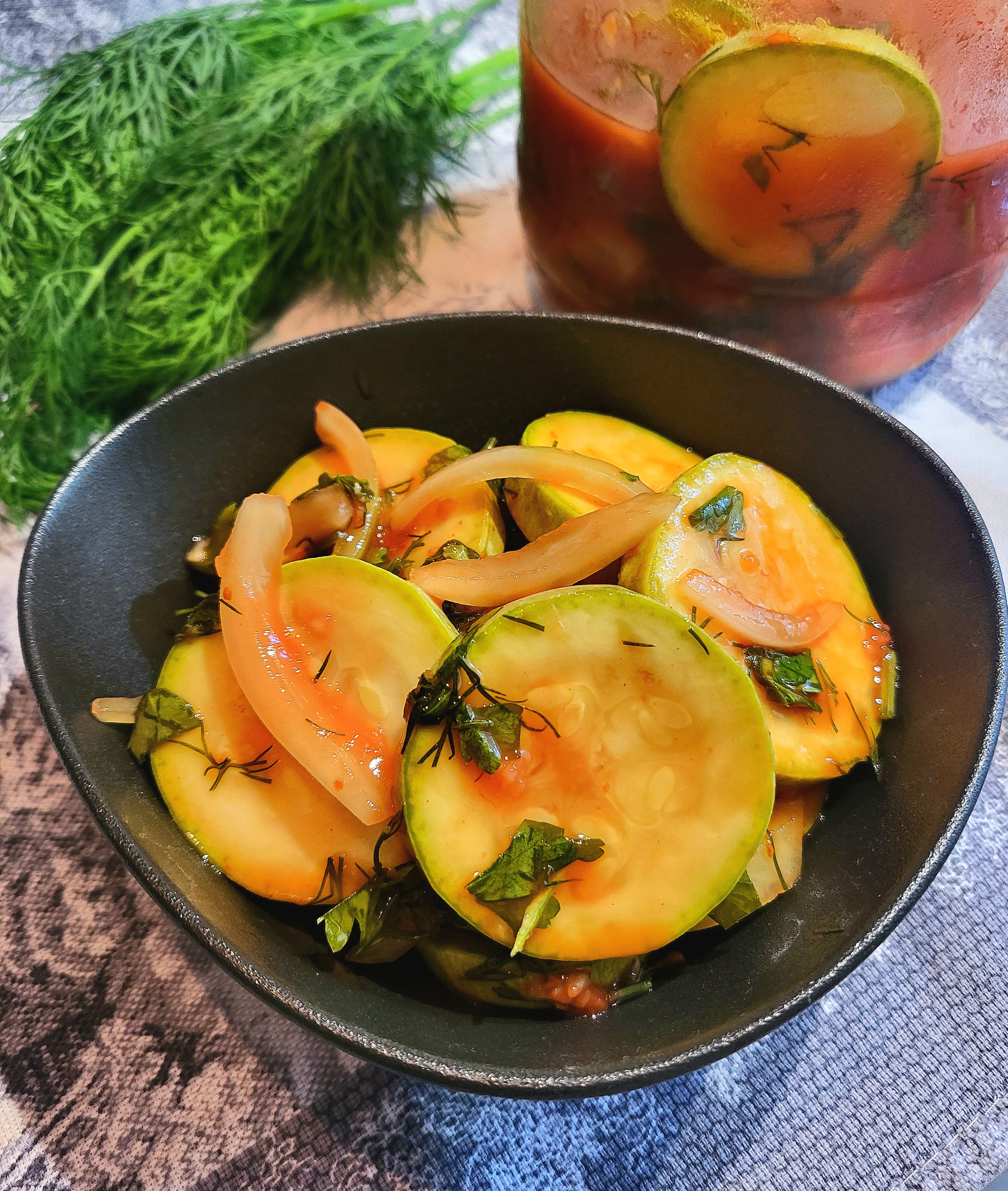 Закуска из кабачков 