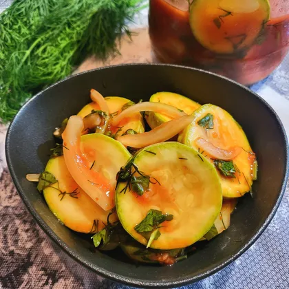 Закуска из кабачков 