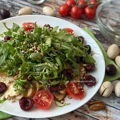 🍒Салат с куриной грудкой и черешней