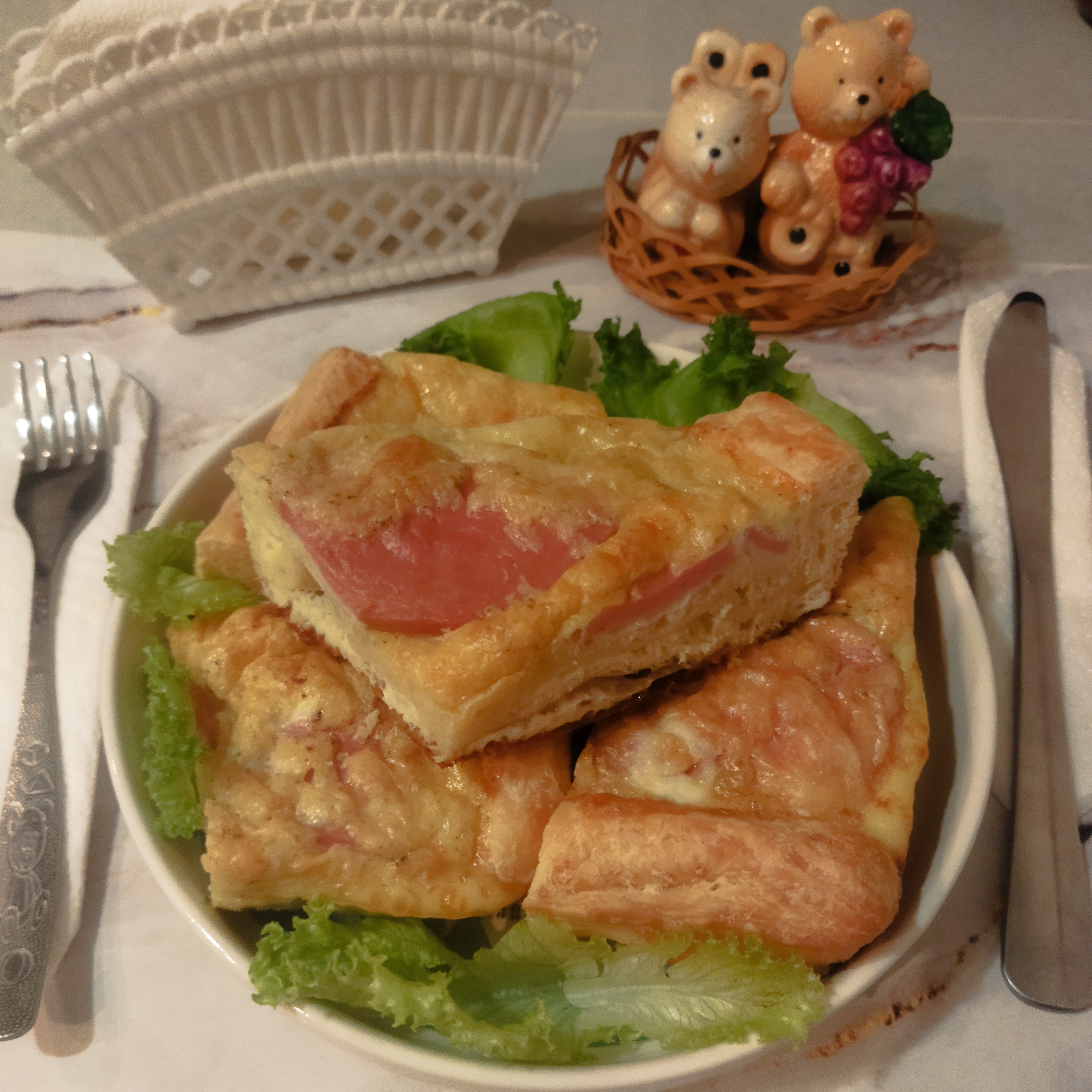 Запеканка с колбасой (Простая утренняя запеканка)