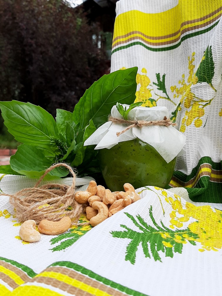 Соус "Песто" из зелёного базилика🌱