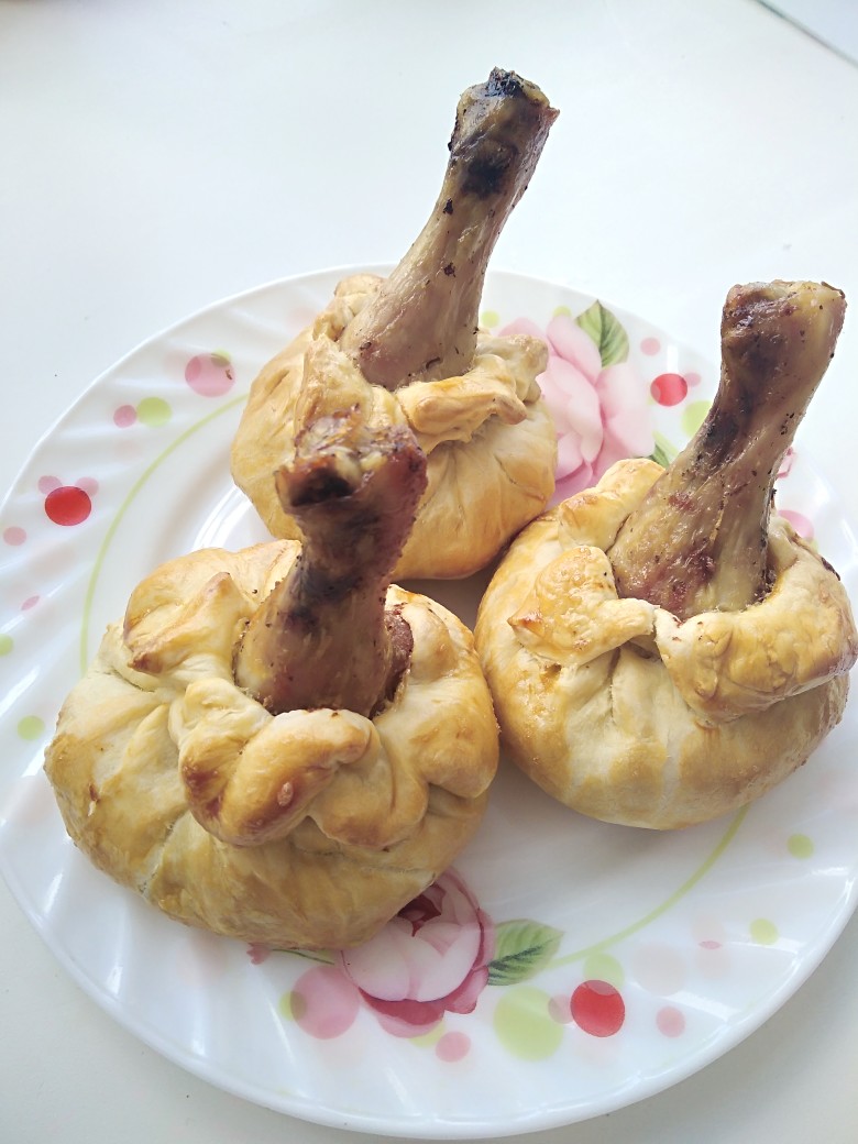 Курица в тесте (Pollo in crosta di pane)