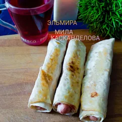 Сосиски в лаваше