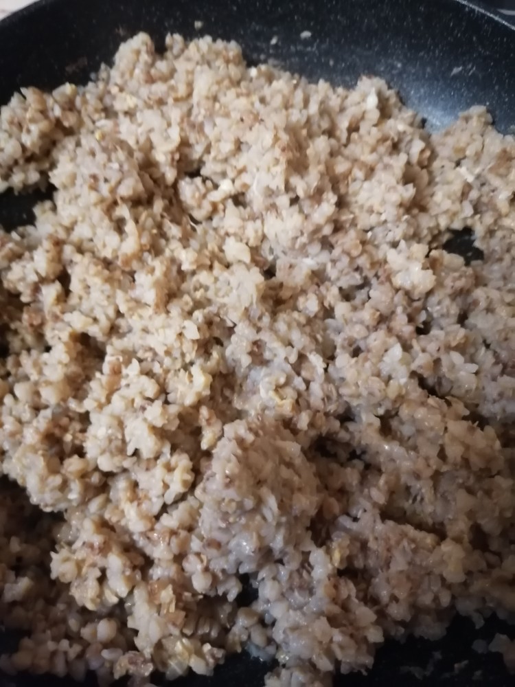 Гречка с яйцом