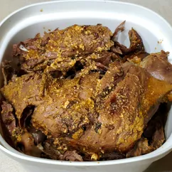 Заяц запеченный в рукаве