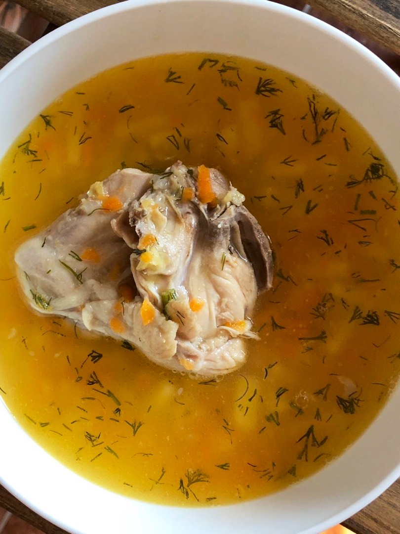 Гороховый суп с курицей