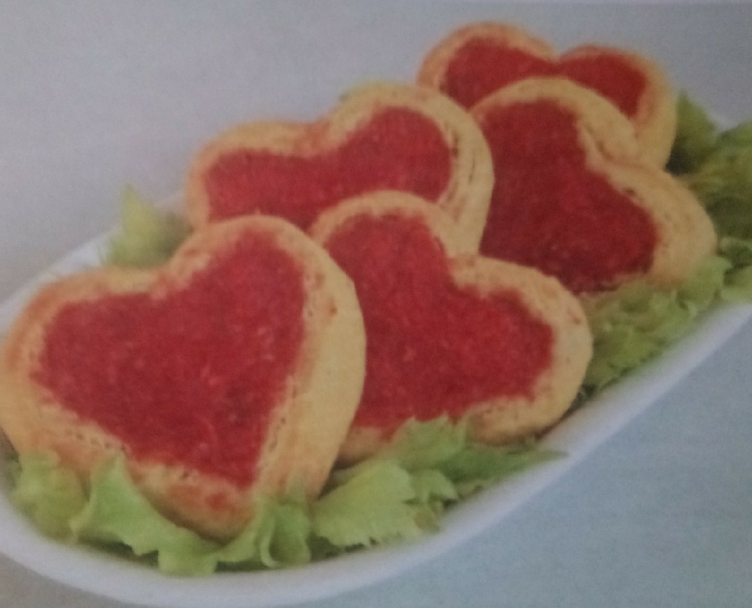 Сердечки с сёмгой