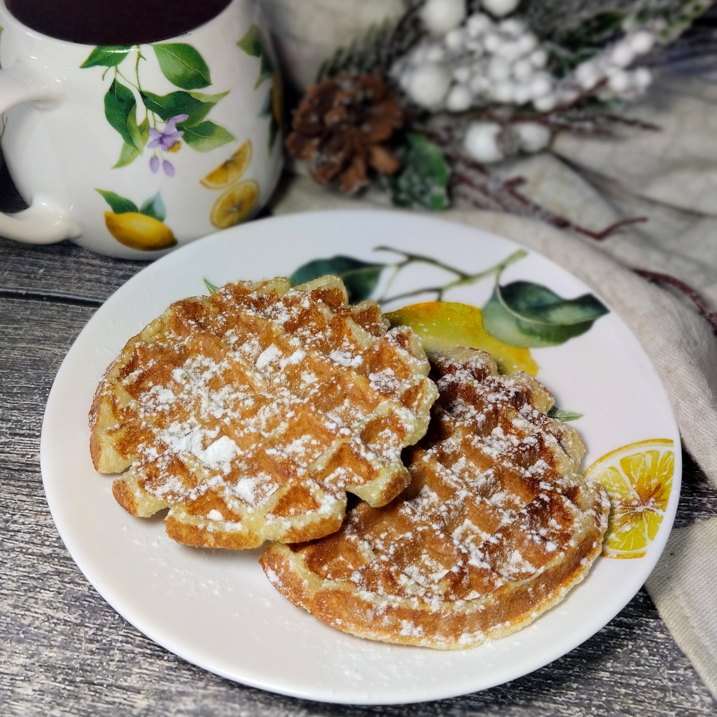 Вафли творожные